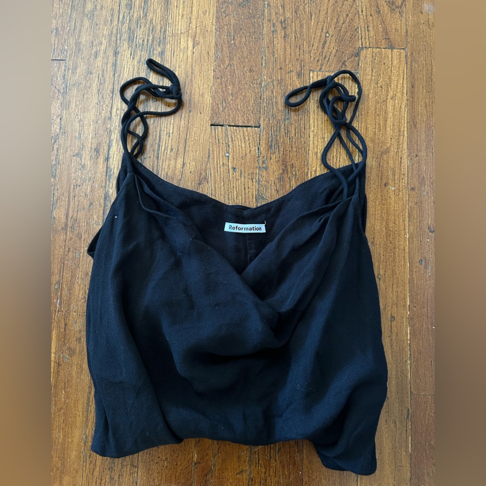 Reformation Black Tank